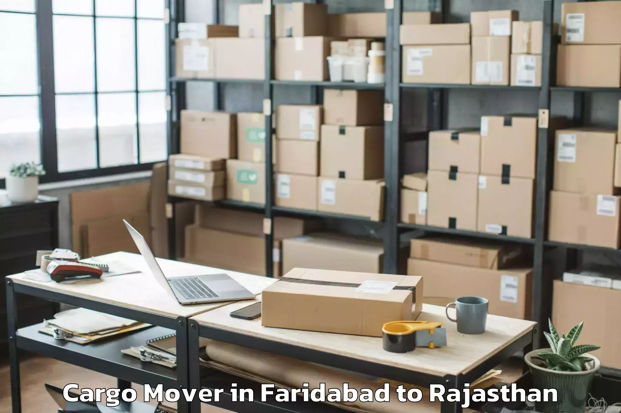 Book Faridabad to Khinwara Cargo Mover Online